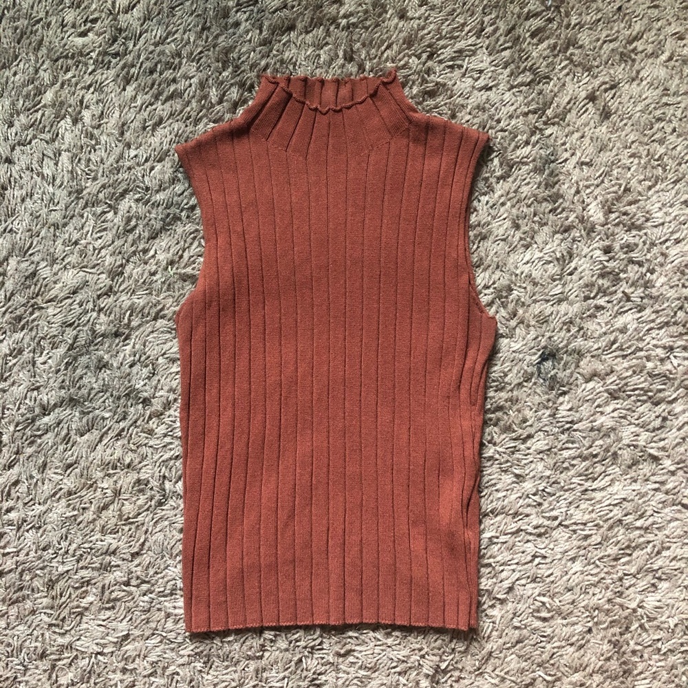 SHEIN Ribbed Sleeveless Knit Tank